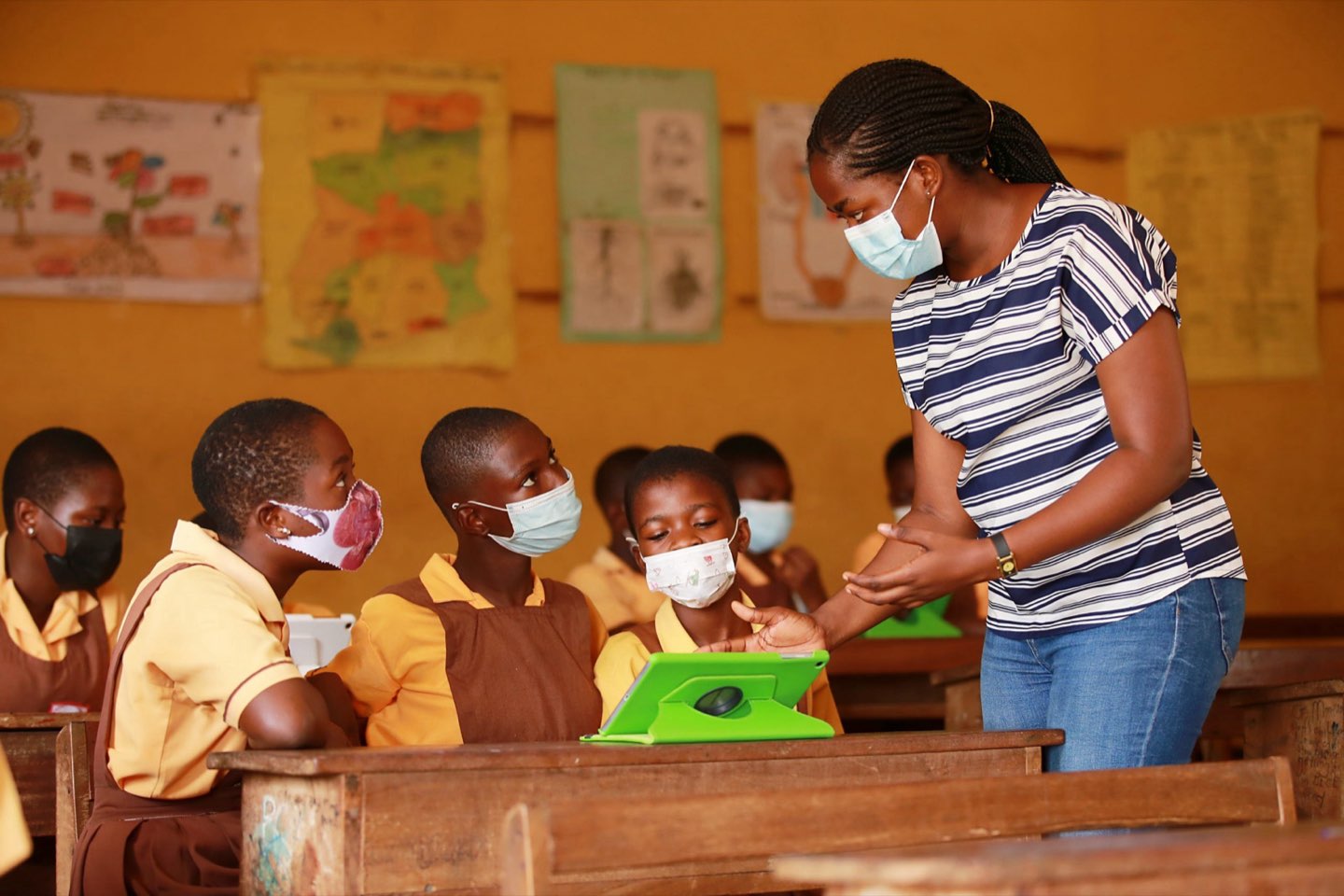 A Ghanaian classroom